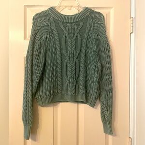 Free People Cable Knit Sweater